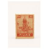 Fiume 1919 10c Rose Stamp, Scott #30a