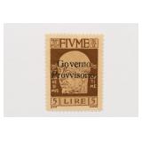 Fiume provisional postal Postage Stamp
