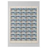 United States Post Office Department Stamp Sheet