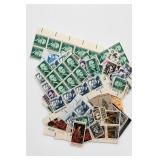 Lot of 50 U.S. Postage Stamps, 1950sï¿½70s