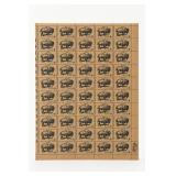 United States Post Office Department Stamp Sheet
