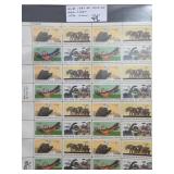 United States Post Office Department Stamp Sheet