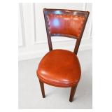Upholstered Wooden Side Chair with Nailhead Trim