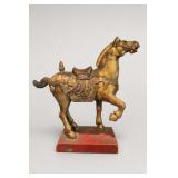 Tang-Style Prancing Horse Decor
