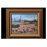 6/100 Western Cattle Framed Artwork B. Herd