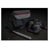 Canon EOS Rebel G Camera and Case