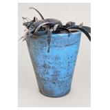 16In Tall Heavy 16-Inch Heavy Distressed Blue