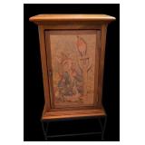 Peter Rabbit Wooden Display Cabinet on Metal Stand