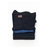 Lot of 5 Pairs of Wrangler Jeans, Size 35 x 32
