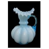 Fenton Melon Glass Pitcher