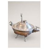Engraved Figural Stag Covered Tureen