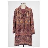 Soft Surroundings Paisley Jacket, Size S