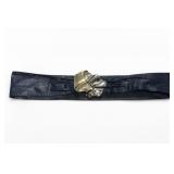 Floral Buckle Belt Garment