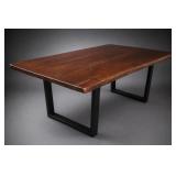 Large Mango(?) Wood Dining Table