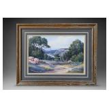 H. Murray Signed Framed Bluebonnet Print