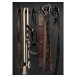 Lot of Horse Tack and Equestrian Gear