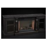 Electric Fireplace Media Console Table No