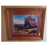 H. Murray Signed Framed Waterfowl Print