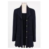 St. John Collection St. Gray Cardigan, Size 10