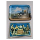 Coca-Cola Tray and Dr Pepper Ad Trays