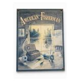 American Fisherman Metal Sign