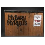 Mixed Barn Sign(s)