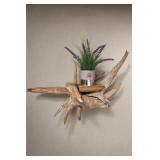 Driftwood Arrangement with Planter and Foliage