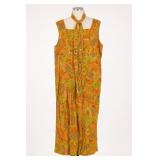 NPC Fashions Orange Paisley Jumpsuit