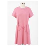 Puritan Forever Young Pink Waffle-Textured Dress