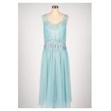 1950s Vanity Fair Blue Ballerina Nightgown