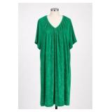Grace Green Terry Cloth Caftan Dress