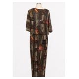Valsa Floral-patterned Two-piece pantsuit Size 10