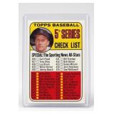 Topps Baseball 5th Sr Checklist Card Mickey Mantle