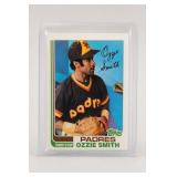 Topps Ozzie Smith Padres Baseball Card