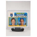 Topps Royals Batting & Pitching Leaders Card