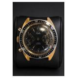 Gold-Tone Chronograph-Style Watch Case