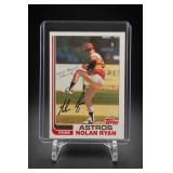 Topps Nolan Ryan Signed Baseball Card