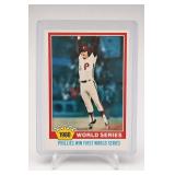 1980 Phillies World Series Topps Card