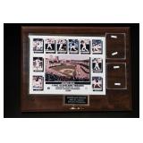 1995 Cleveland Indians Framed Display