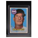 Lum Harris Braves Baseball Card