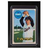 Topps Jim Perry Twins Baseball Card