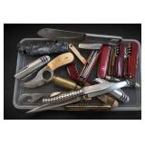 Assorted Knives And Utility Tools