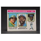1976 Topps AL Home Run Leaders Card #194