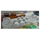 Lot of Mixed Brand Blue Onion / Danube Dishes