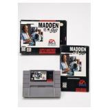 EA Sports Super Nintendo Madden 96 Game