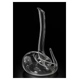 Blown Glass Cobra Wine Decanter