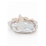 White Three-Section Divided Serving Dish