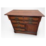 Antique Oak Wash Stand
