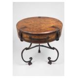 World Map Trunk-Style Storage Table