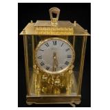 Mirrored Gold-Tone Mantel Clock